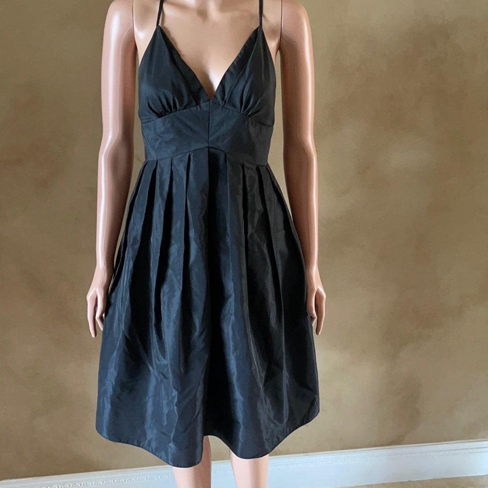 Helen wang fit and flare fit and flare black dress